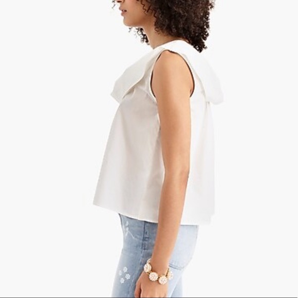 J Crew 100% cotton white tank top, size S - Picture 2 of 4